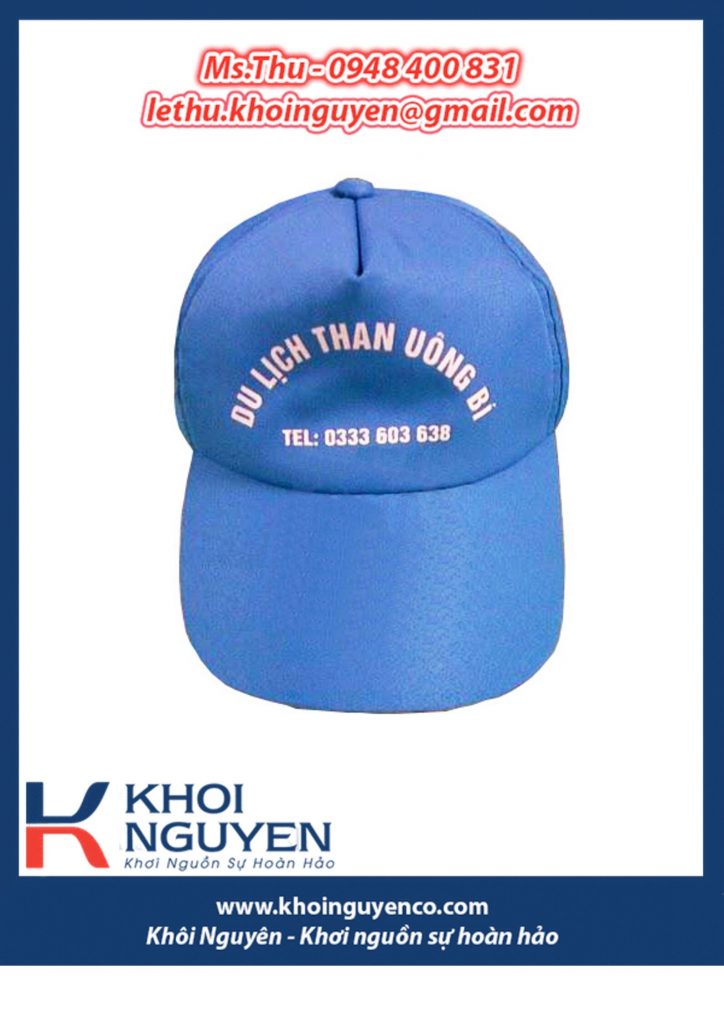 Xưởng mũ nón KHÔI NGUYÊN  Địa Chỉ May Nón Kết Du Lịch Tại TPHCM với giá tốt nhất thị trường và đảm bảo chất lượng .0948400831