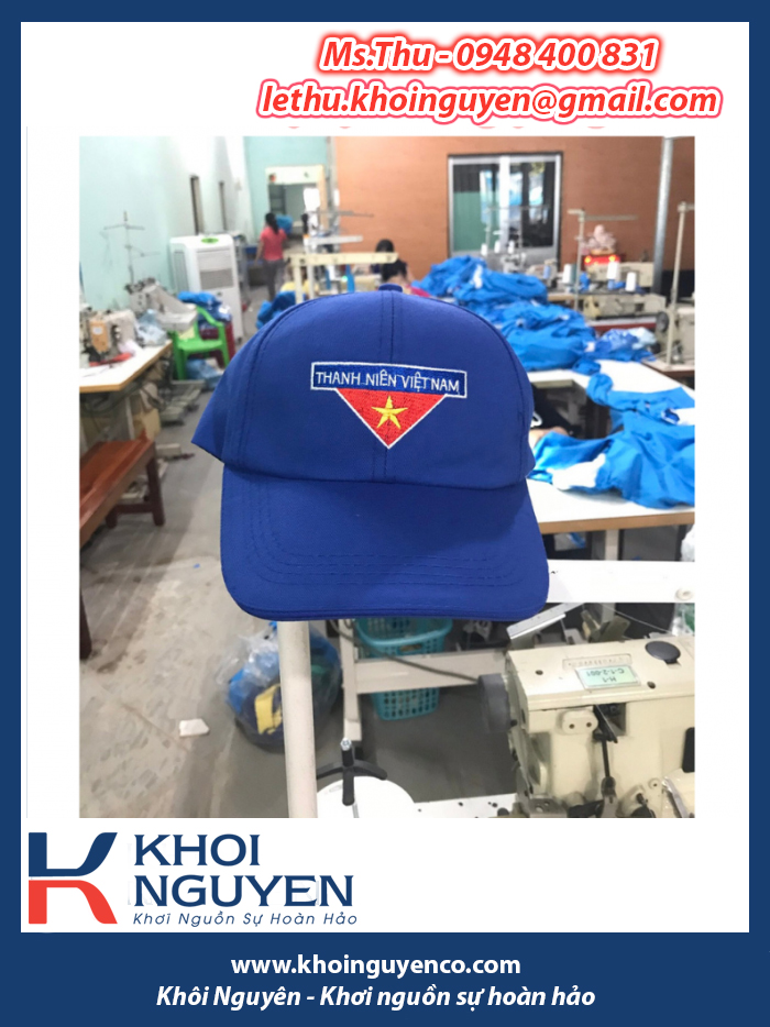 Xưởng mũ nón KHÔI NGUYÊN  Địa Chỉ May Nón Kết Du Lịch  với giá tốt nhất thị trường và đảm bảo chất lượng .0948400831